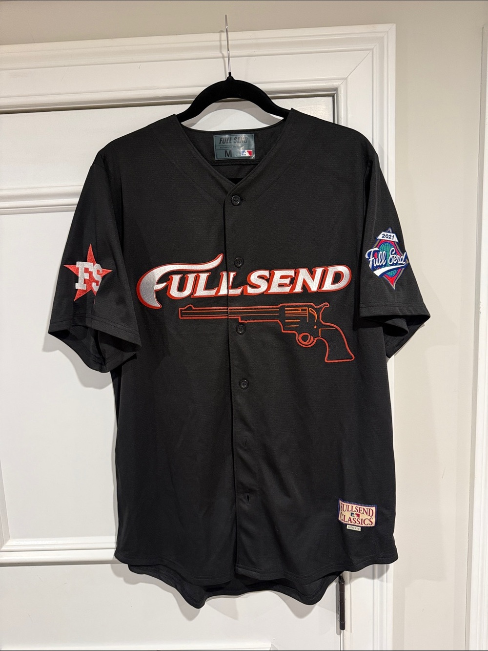 Full Send (Nelk Boys) 2021 Colt 45 Baseball Jersey